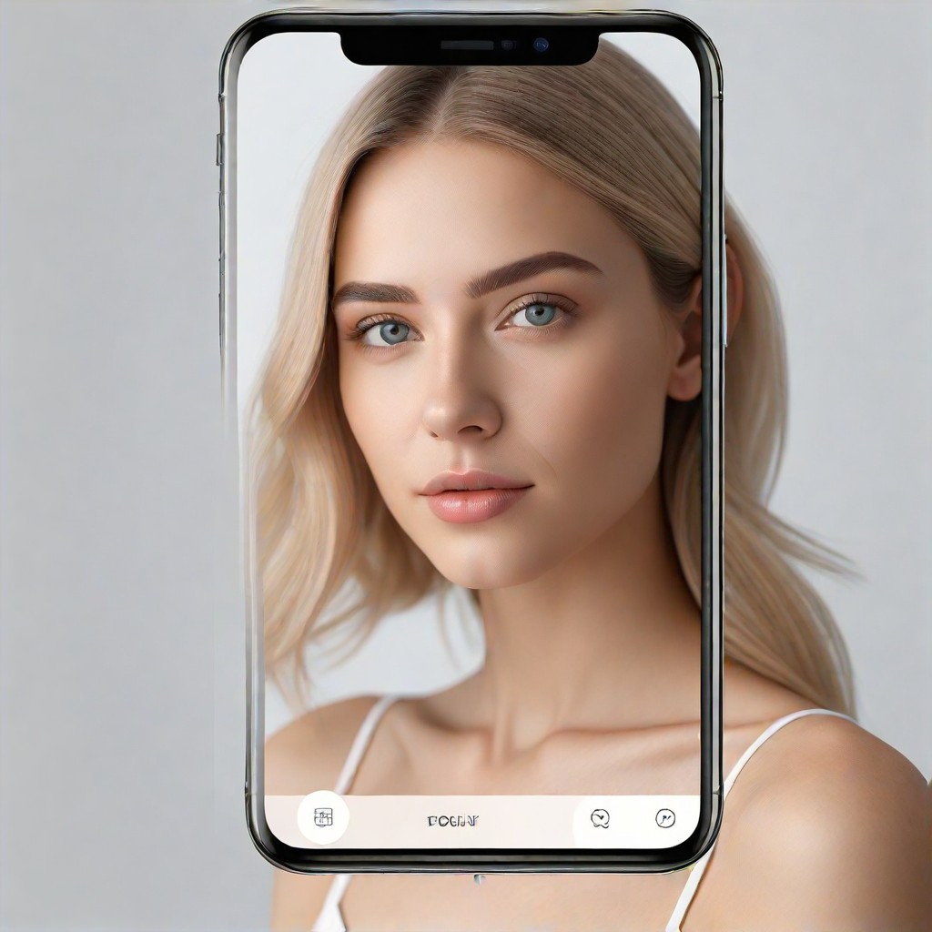 a person transforming gender with AI, showcasing surprising detail and authenticity, AiFacer Swap app